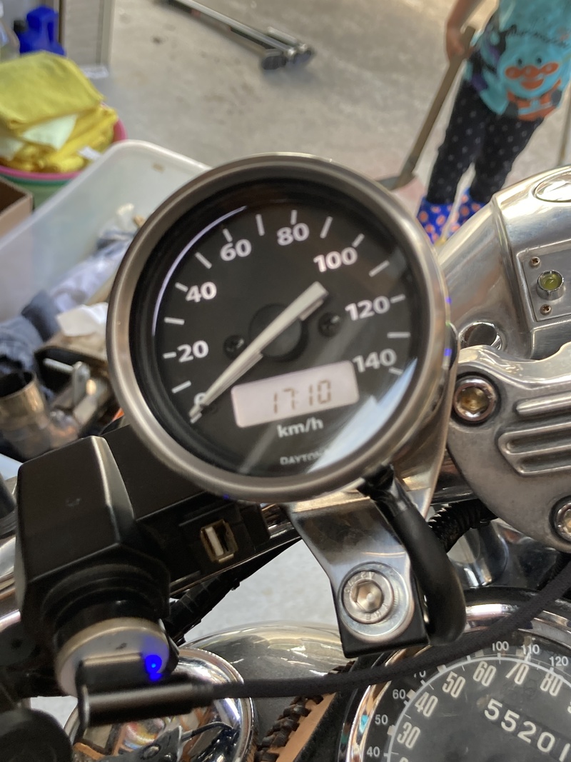 fzr250 2KR に付いていたスピードメーター